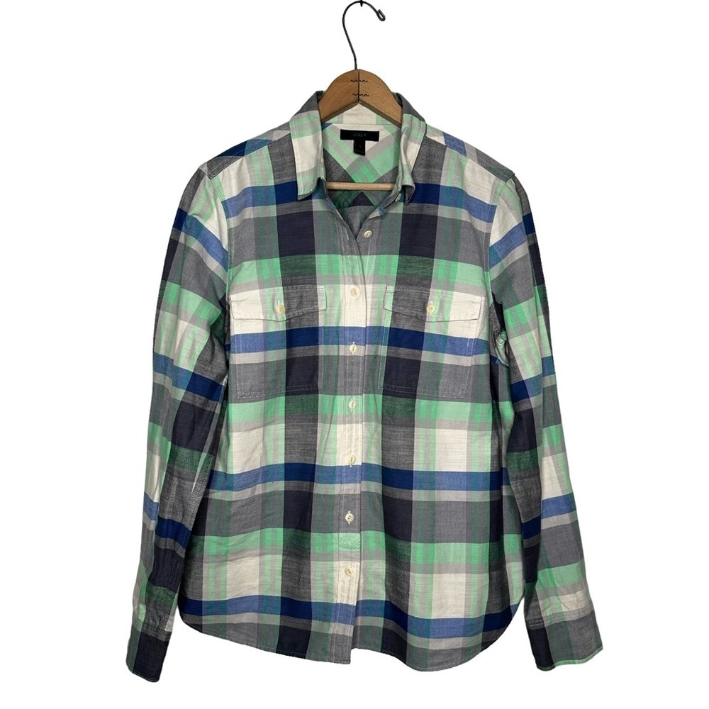 J. Crew | Plaid Button Down Shirt Size 10